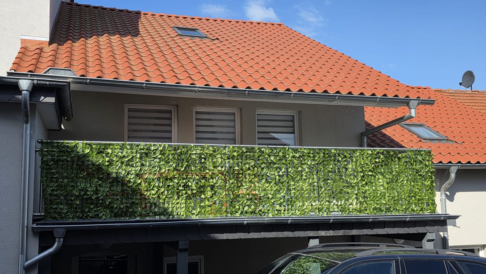 Großer Balkon der Ferienwohnung Afferde 31